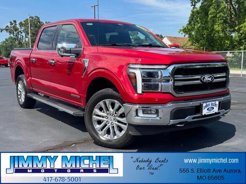 Rapid Red Metallic Tinted Clearcoat 2024 Ford F-150 Lariat