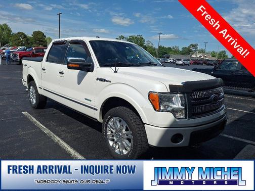 White Platinum Clearcoat Metallic 2012 Ford F-150 Platinum