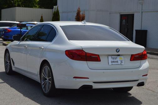 White 2018 BMW 540 540i Sedan 4D
