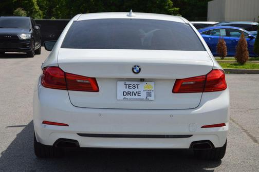 White 2018 BMW 540 540i Sedan 4D