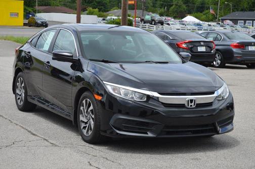 Crystal Black Pearl 2016 Honda Civic EX