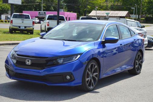 Aegean Blue Metallic 2020 Honda Civic Sport