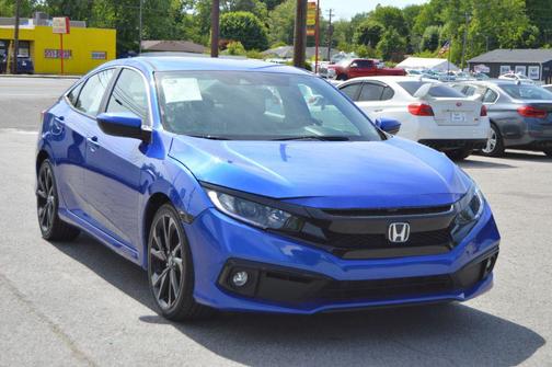 Aegean Blue Metallic 2020 Honda Civic Sport