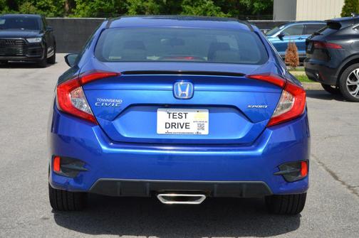 Aegean Blue Metallic 2020 Honda Civic Sport