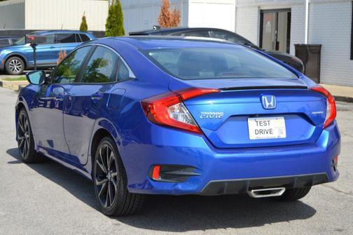 Aegean Blue Metallic 2020 Honda Civic Sport