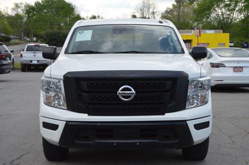 Glacier White 2021 Nissan Titan S