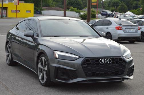 Daytona Gray Metallic 2021 Audi A5 Sportback 45 S Line Premium Plus