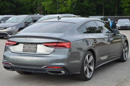 Daytona Gray Metallic 2021 Audi A5 Sportback 45 S Line Premium Plus