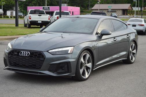 Daytona Gray Metallic 2021 Audi A5 Sportback 45 S Line Premium Plus