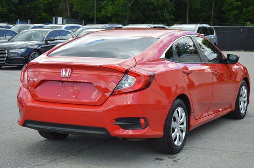 Red 2016 Honda Civic LX