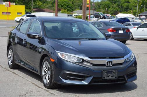Blue 2017 Honda Civic LX