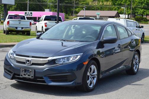 Blue 2017 Honda Civic LX