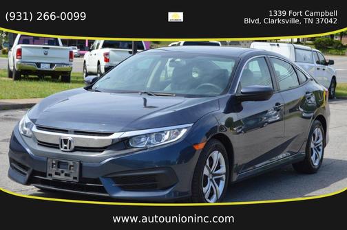 Blue 2017 Honda Civic LX