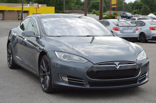 Gray Metallic 2013 Tesla Model S Sedan 4D