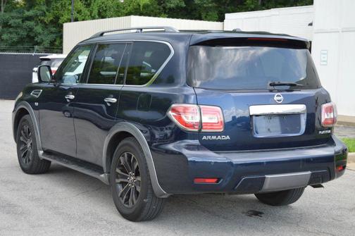 Blue 2017 Nissan Armada Platinum Sport Utility 4D