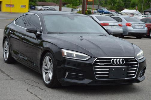 Black 2019 Audi A5 45 Premium
