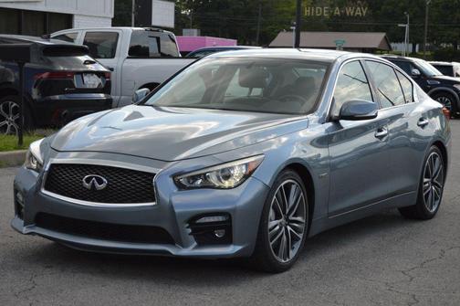 Hagane Blue 2014 INFINITI Q50 Hybrid Sport