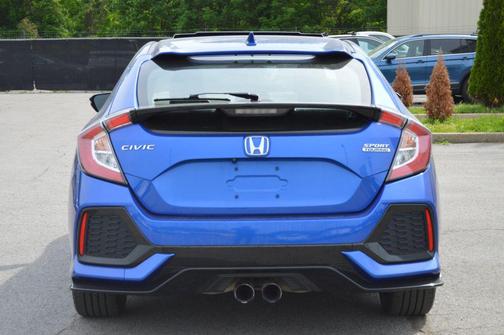 Aegean Blue Metallic 2017 Honda Civic Sport Touring