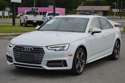 White 2017 Audi A4 2.0T Premium Plus