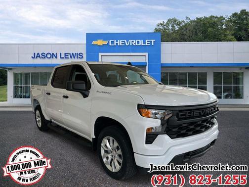 Summit White 2026 Chevrolet Silverado 1500 Custom