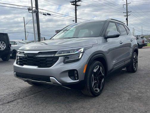 Steel Gray 2024 Kia Seltos SX Turbo