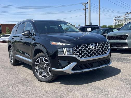 Twilight Black 2021 Hyundai SANTA FE HEV SEL Premium