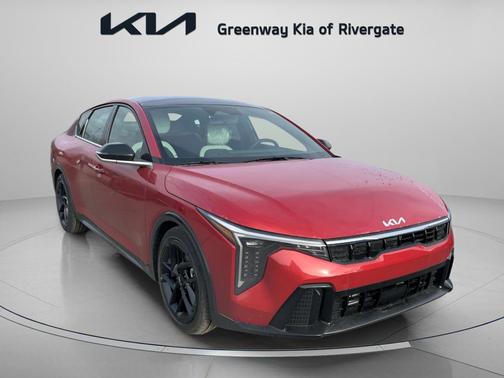 Currant Red 2025 Kia K4 GT-Line Turbo