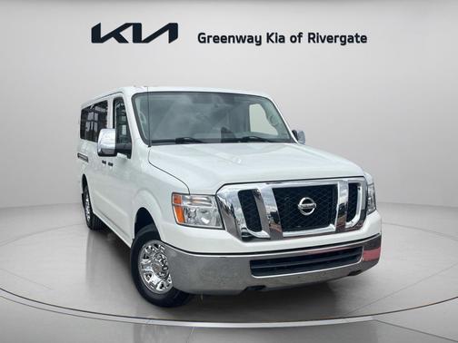 Glacier White 2021 Nissan NV Passenger NV3500 HD S V6