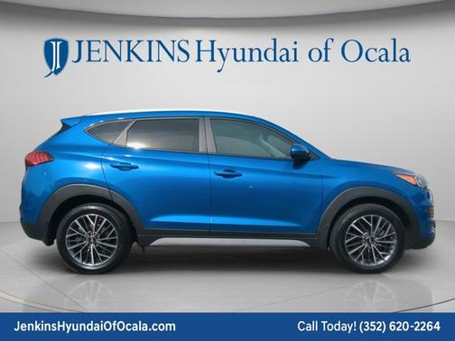 Aqua Blue 2019 Hyundai TUCSON SEL
