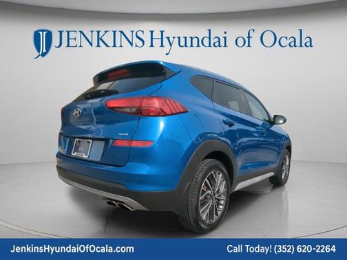 Aqua Blue 2019 Hyundai TUCSON SEL