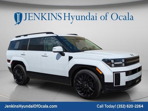 Serenity White 2026 Hyundai SANTA FE Calligraphy