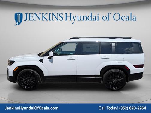 Serenity White 2026 Hyundai SANTA FE Calligraphy