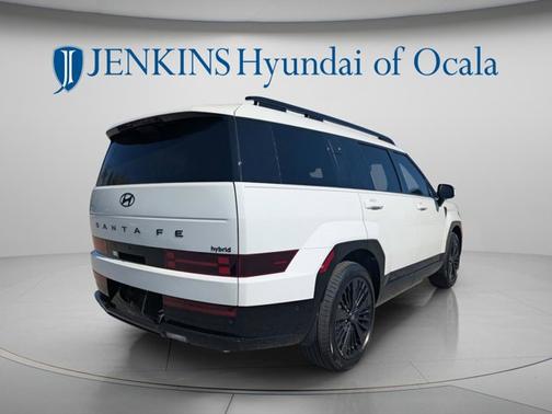 Serenity White 2026 Hyundai SANTA FE HEV Calligraphy