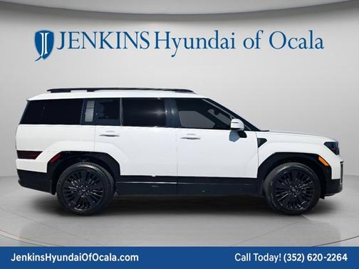 Serenity White 2026 Hyundai SANTA FE HEV Calligraphy