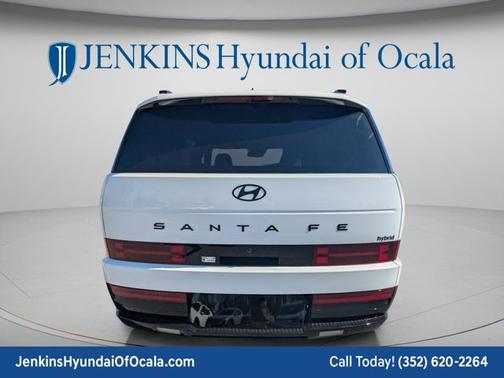 Serenity White 2026 Hyundai SANTA FE HEV Calligraphy