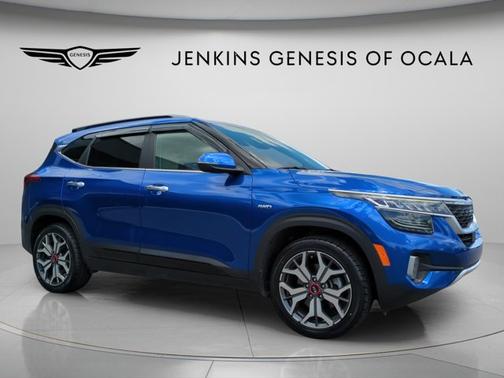 Neptune Blue 2021 Kia Seltos SX