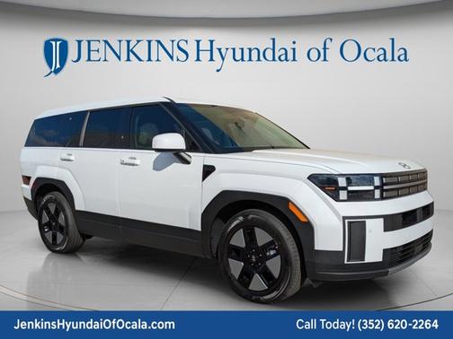 Serenity White 2026 Hyundai SANTA FE HEV SE