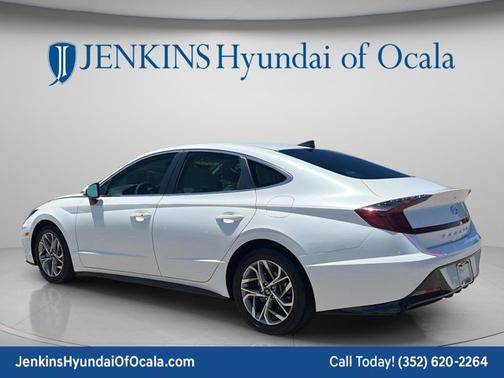 Quartz White 2021 Hyundai SONATA SEL