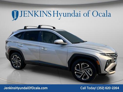 Shimmering Silver 2026 Hyundai TUCSON Hybrid Limited
