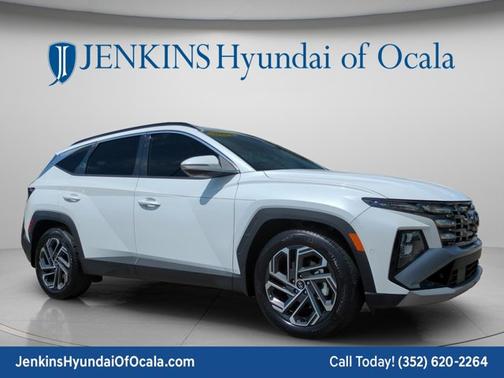 Serenity White Pearl 2025 Hyundai TUCSON Limited