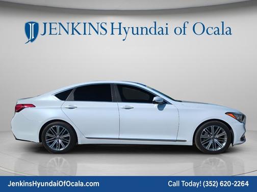 Casablanca White 2018 Genesis G80 3.8L