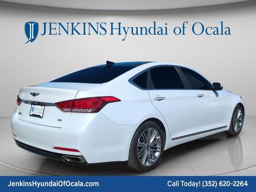 Casablanca White 2018 Genesis G80 3.8L