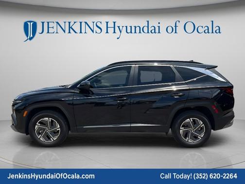 Ash Black 2025 Hyundai TUCSON Hybrid Blue