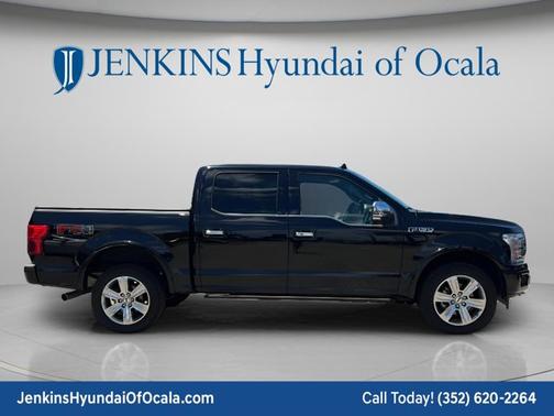 Shadow Black 2018 Ford F-150 Platinum