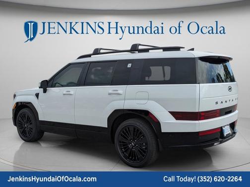 Serenity White 2026 Hyundai SANTA FE HEV Calligraphy