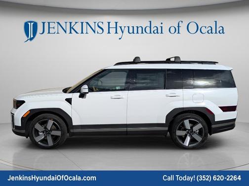 Serenity White 2026 Hyundai SANTA FE Limited 7P