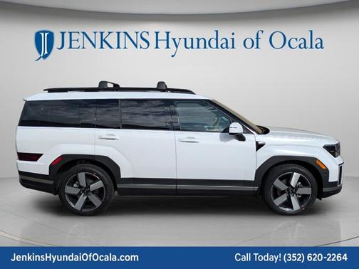 Serenity White 2026 Hyundai SANTA FE Limited 7P