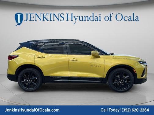 Nitro Yellow Metallic 2022 Chevrolet Blazer RS