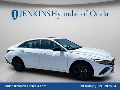 Serenity White 2026 Hyundai ELANTRA SEL Sport Premium