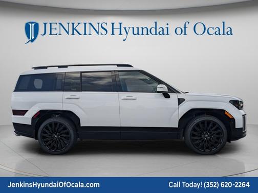 Serenity White 2026 Hyundai SANTA FE Calligraphy
